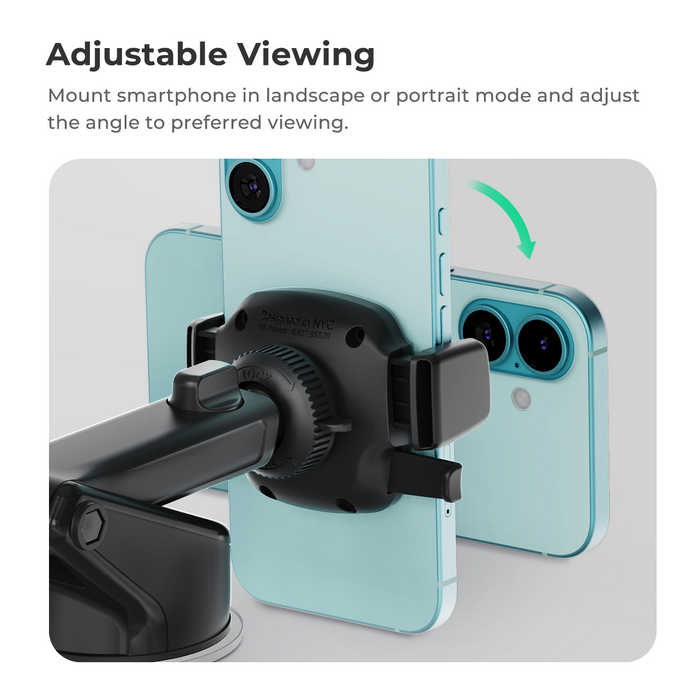 Suport Telefon Auto iOttie Easy One Touch Mini Pro, pentru bord și parbriz