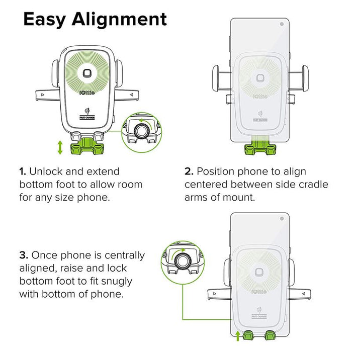 Suport Telefon Auto iOttie Easy One Touch Wireless, pentru bord