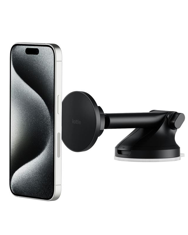 Suport Telefon Auto iOttie iTap 3 MagSafe cu inel magnetic, pentru bord și parbriz