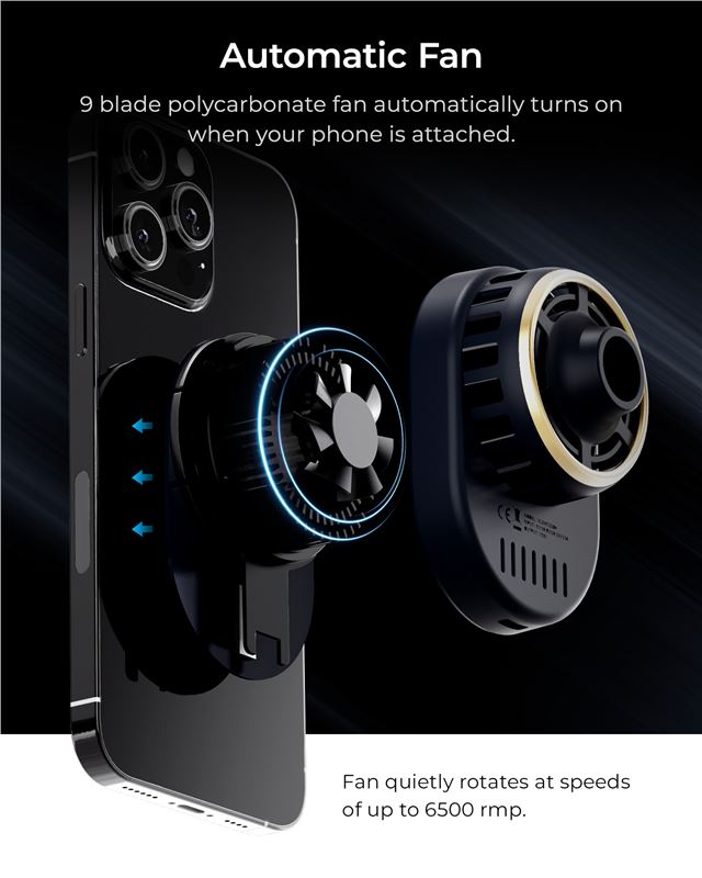 Suport Telefon Auto iOttie Velox Pro MagSafe cu încărcare wireless și răcire CryoFlow