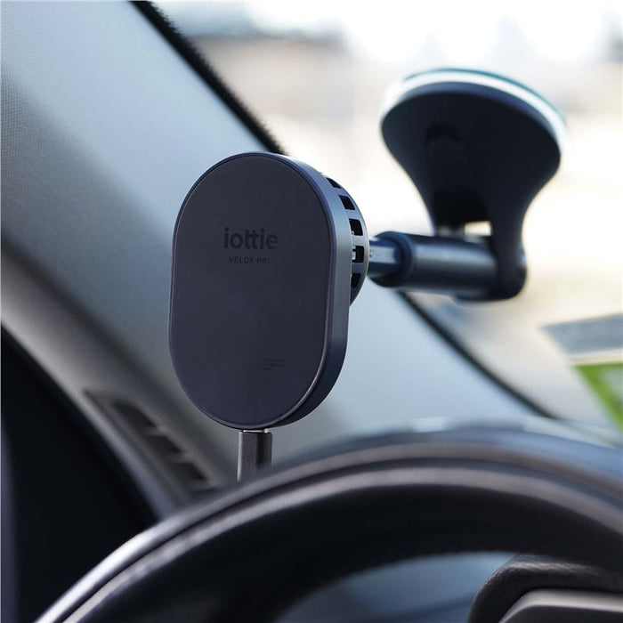 Suport Telefon Auto iOttie Velox Pro MagSafe cu încărcare wireless și răcire CryoFlow
