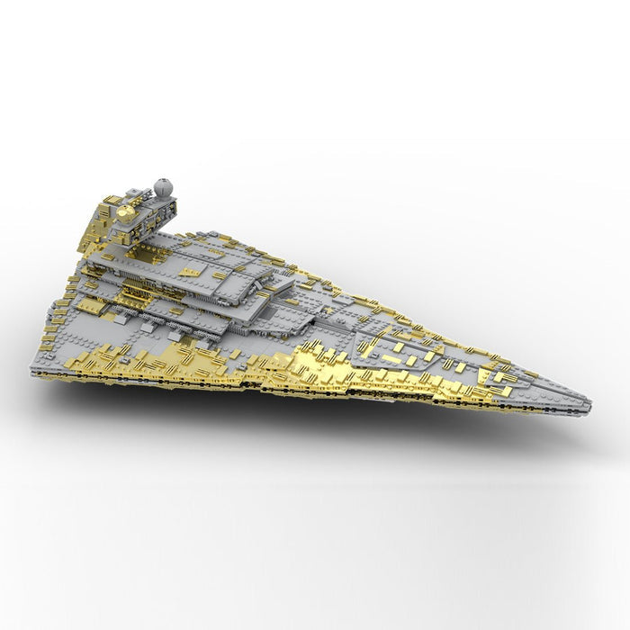 SW Thrawn's Chimaera Imperial 1 class Destroyer Golden Building Blocks - LesDiy - Gobricks version