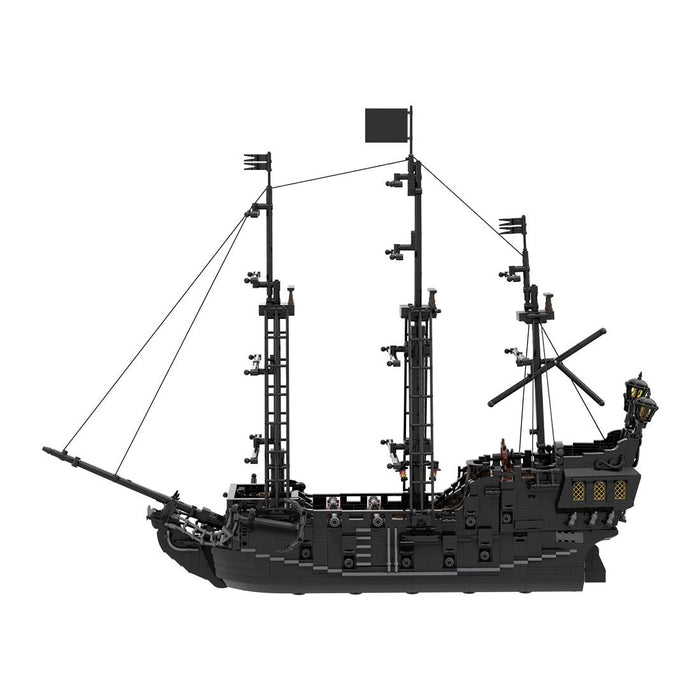 The Black Pearl Medieval Pirate Ship Building Blocks (No sail) - LesDiy -