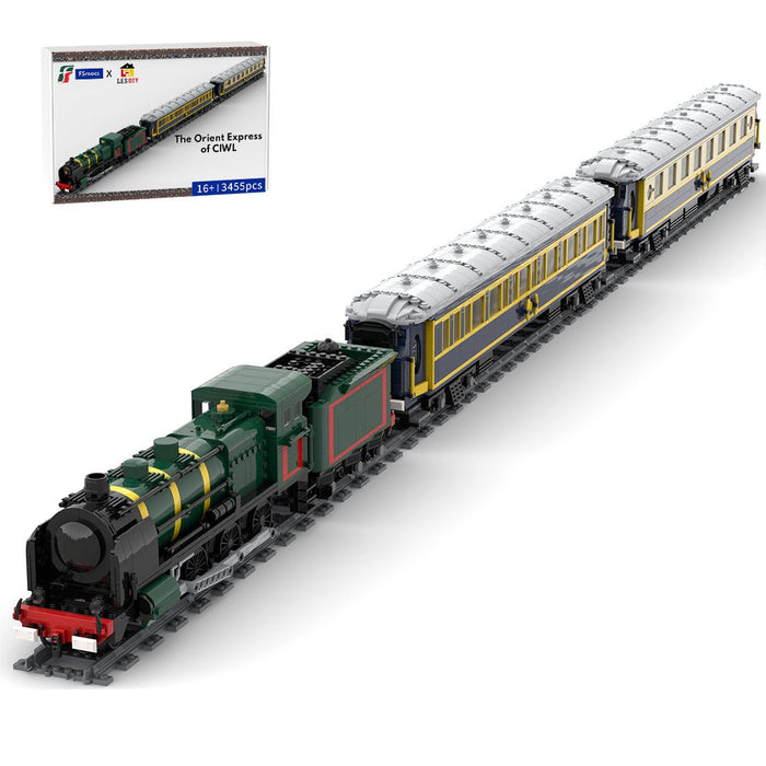 The Orient - Express of CIWL Train Building Blocks - LesDiy - Locomotive -