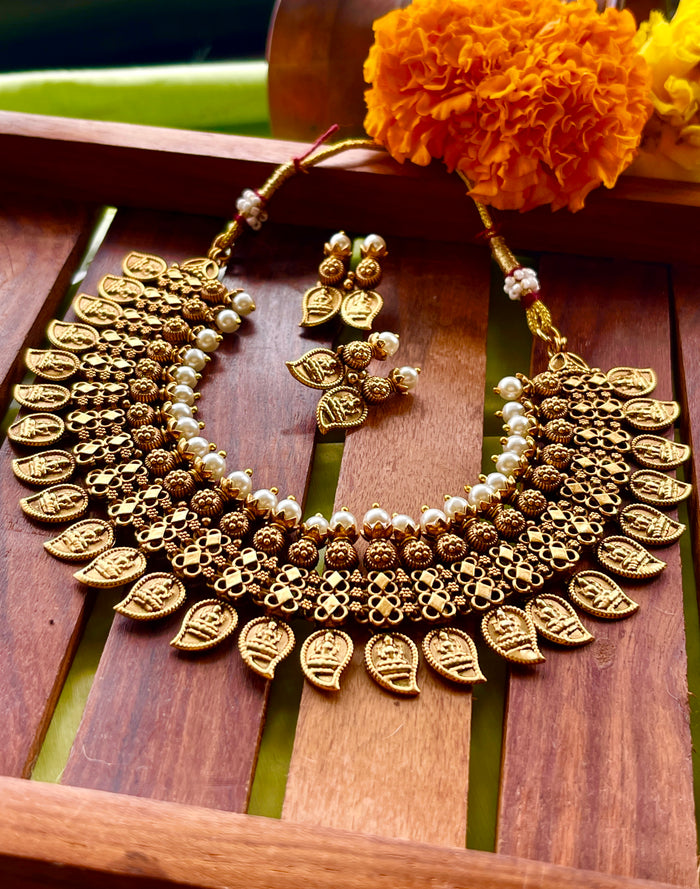 Traditional Antique Mango Necklace Set
