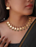 Traditional Matte Finish Kasu Necklace