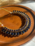 Traditional Sapphire Stone Necklace Set
