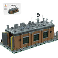 Train Depot Industrial Railway Maintenance Workshop Building Blocks-LesDiy-Building Blocks-