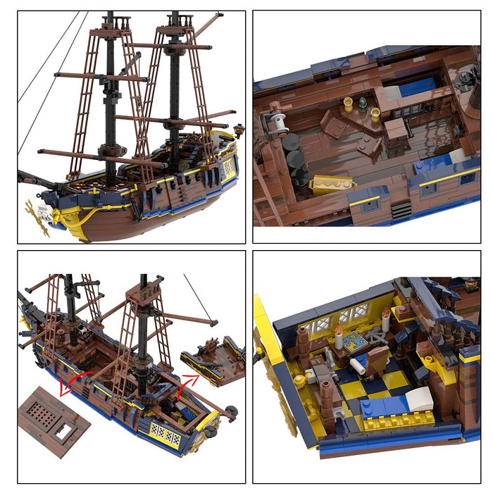Triton Warship Building Blocks - LesDiy - Building Blocks -