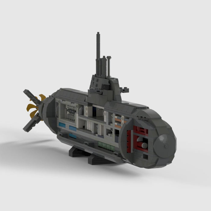 U212A 1/100 Scale Submarine - LesDiy -