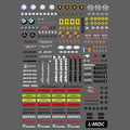 Universal Logo Transfer Sticker for Building Block Car Set - LesDiy -
