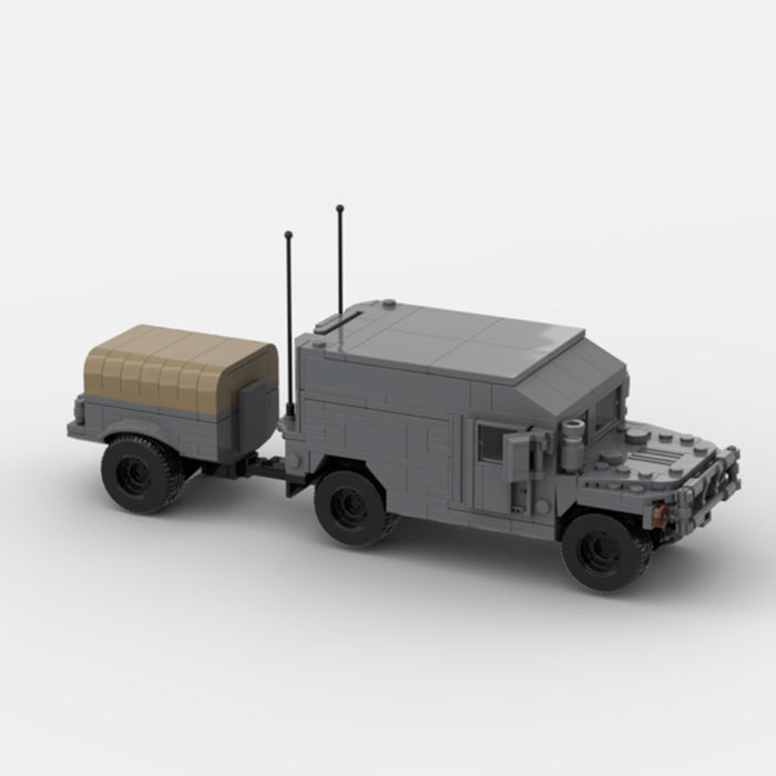 Urban HUMVEE 11 Modern Military Vehicle Building Blocks-LesDiy-Building Blocks-