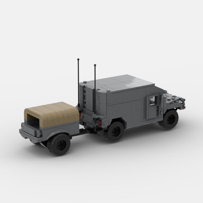 Urban HUMVEE 11 Modern Military Vehicle Building Blocks-LesDiy-Building Blocks-