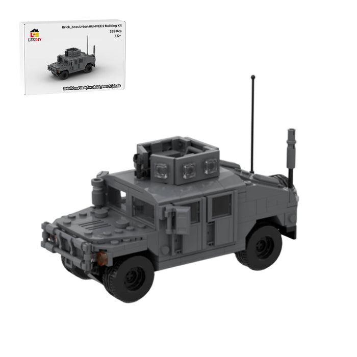 Urban HUMVEE 2 Modern Military Vehicle Building Blocks-LesDiy-Building Blocks-