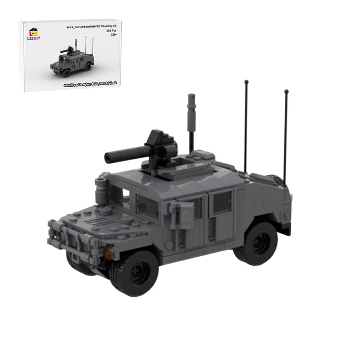 Urban HUMVEE 3 Modern Military Vehicle Building Blocks-LesDiy-Building Blocks-