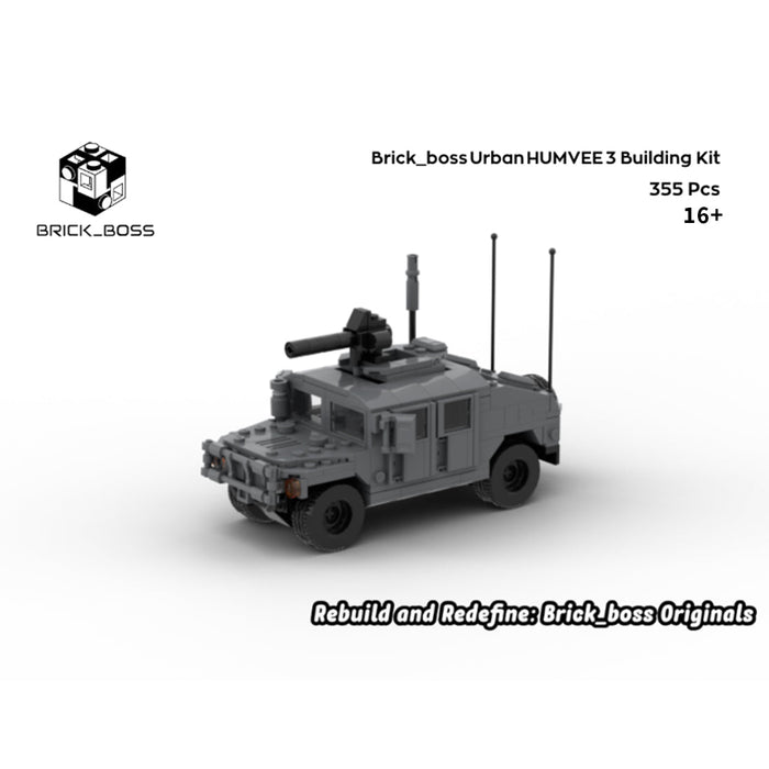 Urban HUMVEE 3 Modern Military Vehicle Building Blocks-LesDiy-Building Blocks-