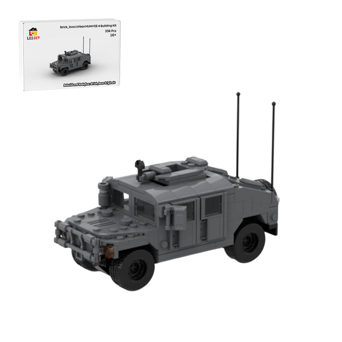 Urban HUMVEE 4 Modern Military Vehicle Building Blocks-LesDiy-Building Blocks-