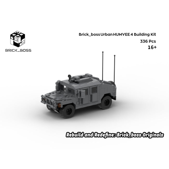 Urban HUMVEE 4 Modern Military Vehicle Building Blocks-LesDiy-Building Blocks-