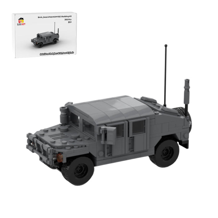 Urban HUMVEE 5 Modern Military Vehicle Building Blocks-LesDiy-Building Blocks-