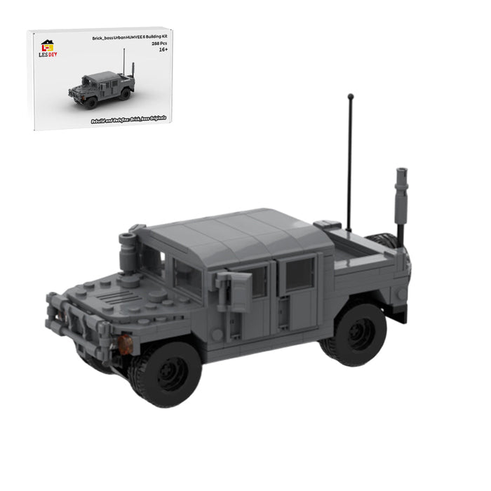 Urban HUMVEE 6 Modern Military Vehicle Building Blocks-LesDiy-Building Blocks-