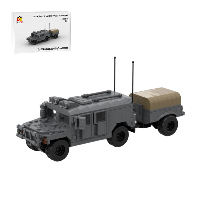 Urban HUMVEE 7 Modern Military Vehicle Building Blocks-LesDiy-Building Blocks-