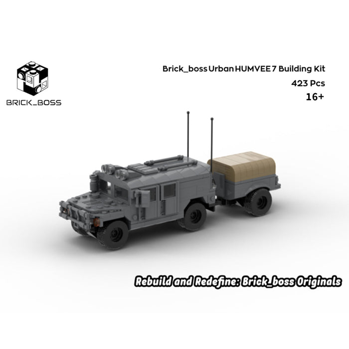 Urban HUMVEE 7 Modern Military Vehicle Building Blocks-LesDiy-Building Blocks-
