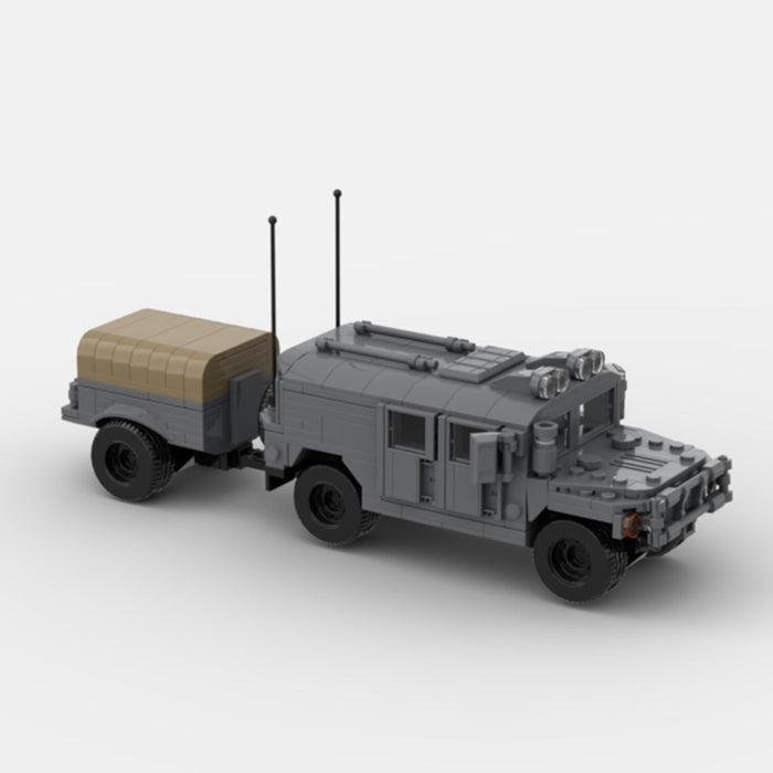 Urban HUMVEE 7 Modern Military Vehicle Building Blocks-LesDiy-Building Blocks-