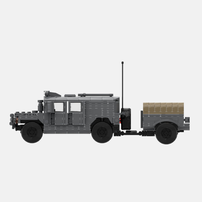 Urban HUMVEE 7 Modern Military Vehicle Building Blocks-LesDiy-Building Blocks-