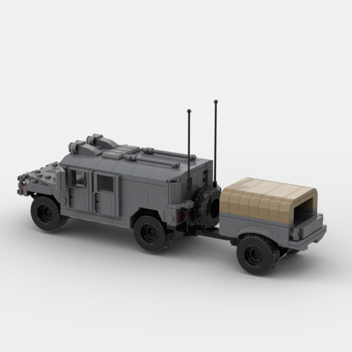 Urban HUMVEE 7 Modern Military Vehicle Building Blocks-LesDiy-Building Blocks-