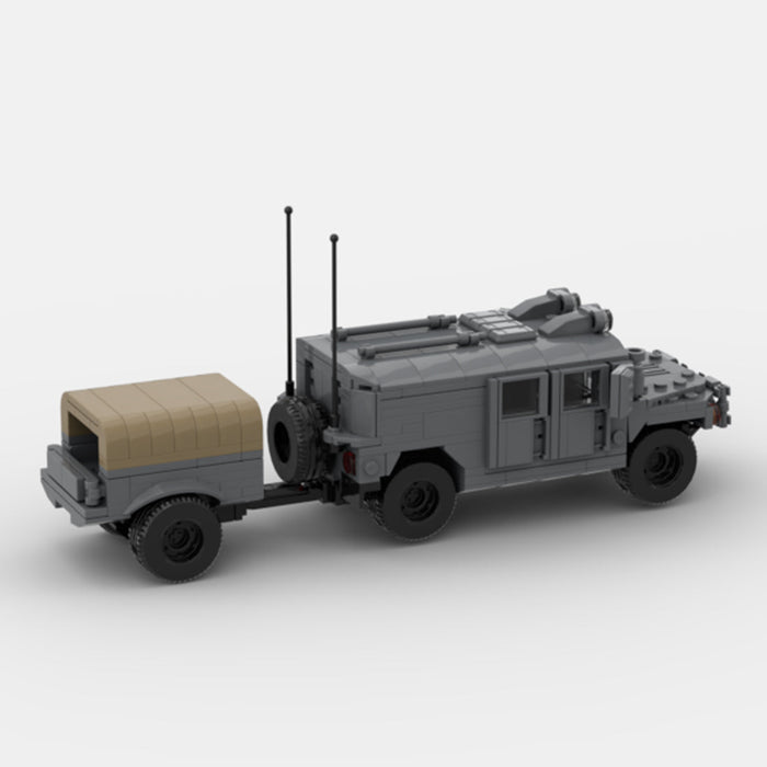 Urban HUMVEE 7 Modern Military Vehicle Building Blocks-LesDiy-Building Blocks-