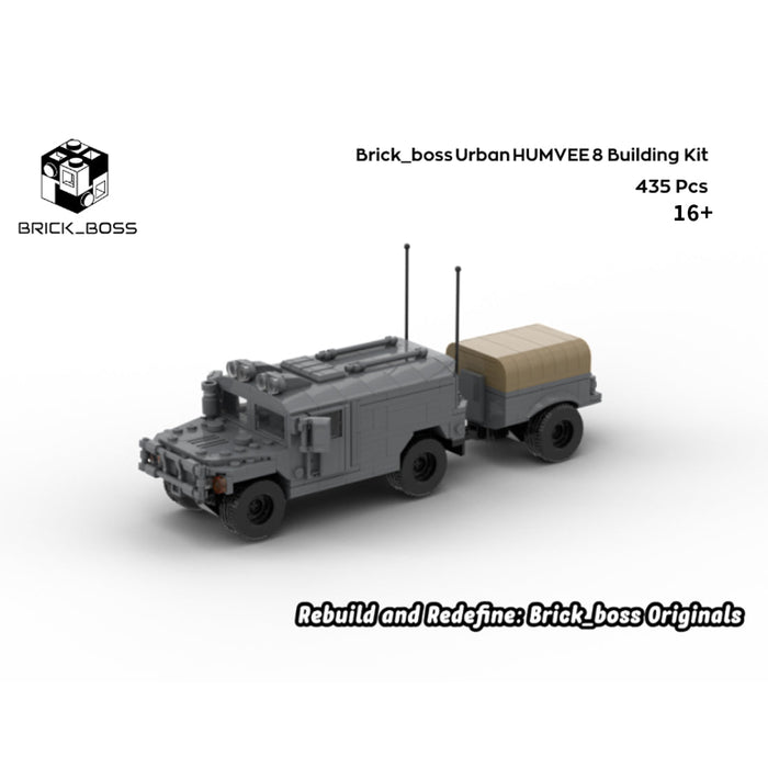 Urban HUMVEE 8 Modern Military Vehicle Building Blocks-LesDiy-Building Blocks-