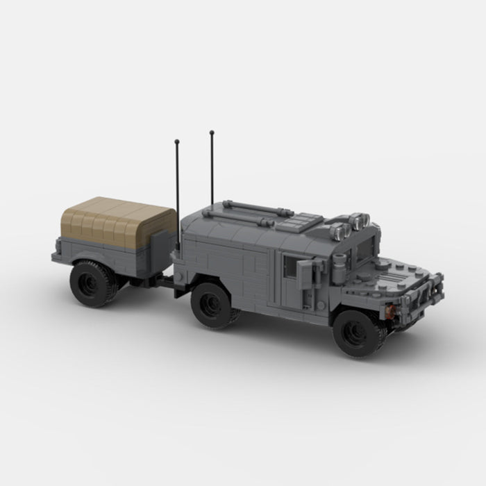 Urban HUMVEE 8 Modern Military Vehicle Building Blocks-LesDiy-Building Blocks-