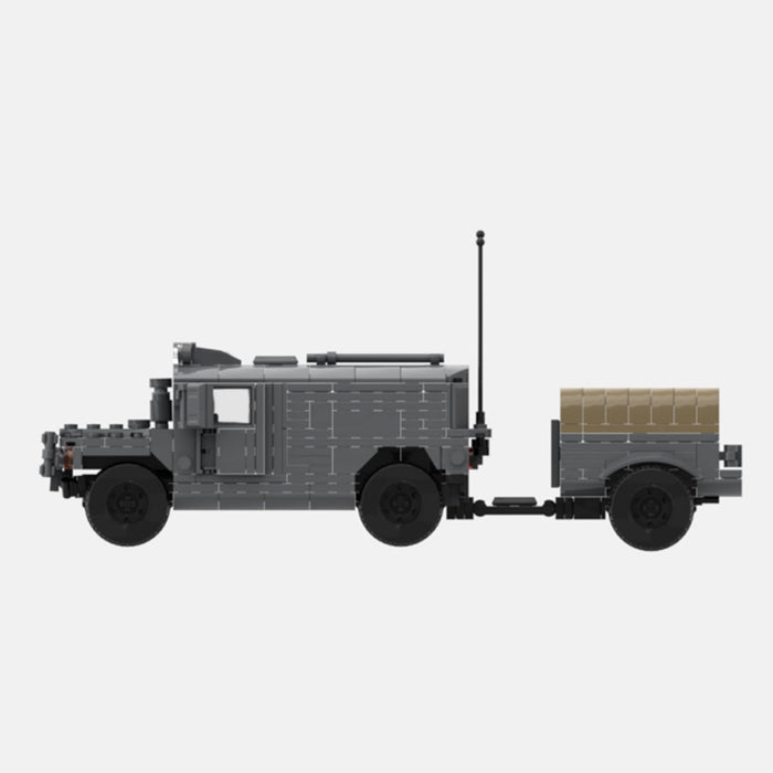 Urban HUMVEE 8 Modern Military Vehicle Building Blocks-LesDiy-Building Blocks-