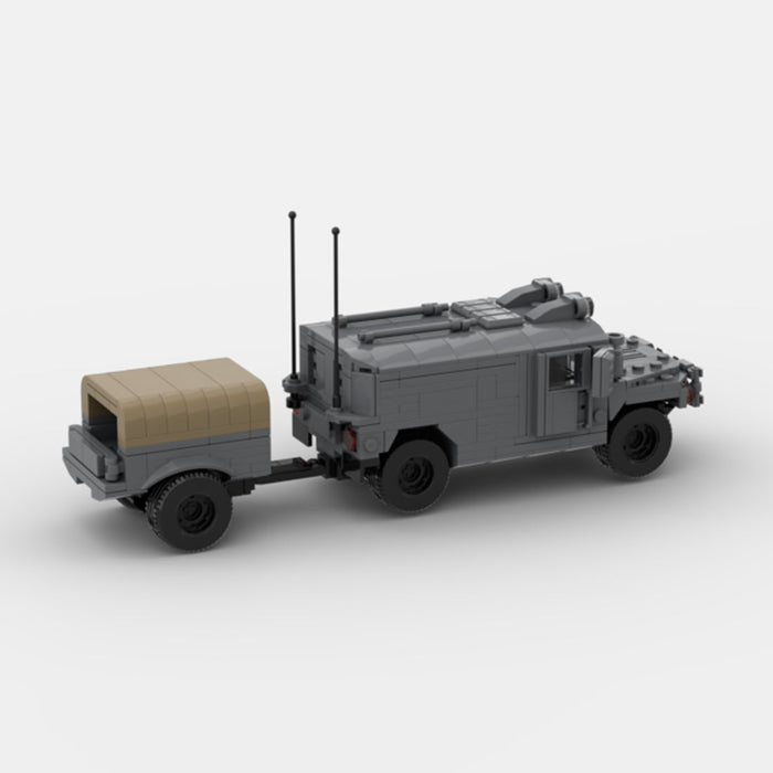 Urban HUMVEE 8 Modern Military Vehicle Building Blocks-LesDiy-Building Blocks-