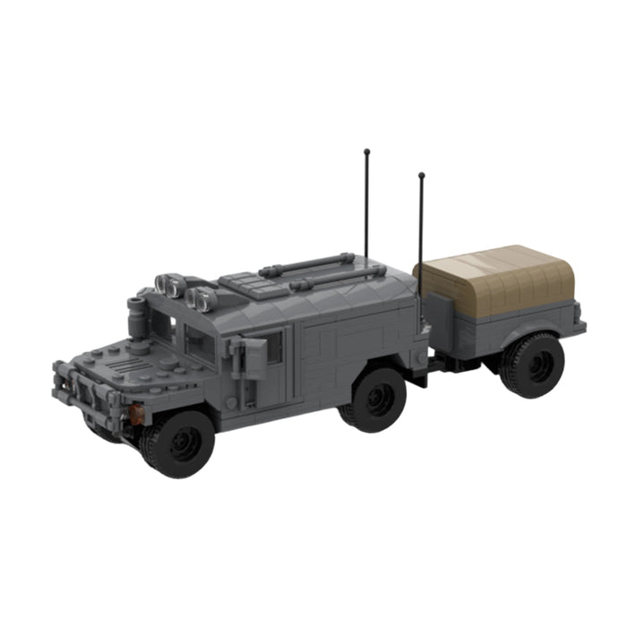 Urban HUMVEE 8 Modern Military Vehicle Building Blocks-LesDiy-Building Blocks-