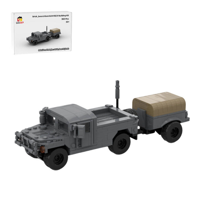 Urban HUMVEE 9 Modern Military Vehicle Building Blocks-LesDiy-Building Blocks-