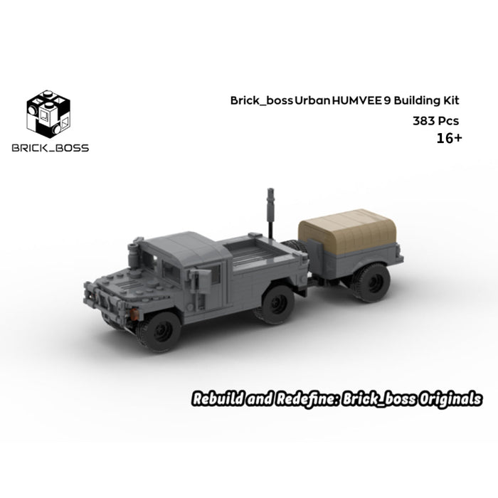 Urban HUMVEE 9 Modern Military Vehicle Building Blocks-LesDiy-Building Blocks-