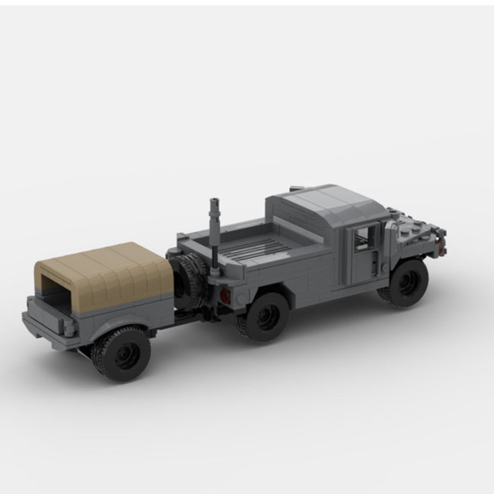 Urban HUMVEE 9 Modern Military Vehicle Building Blocks-LesDiy-Building Blocks-