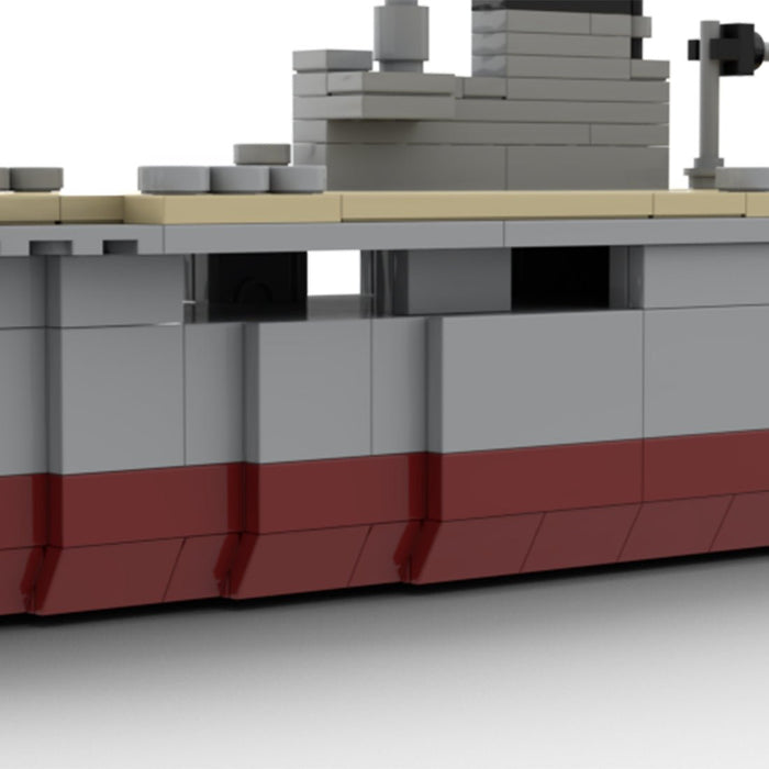 USS Enterprise CV - 6 World War II Large - Scale Aircraft Carrier - LesDiy - Locomotive -
