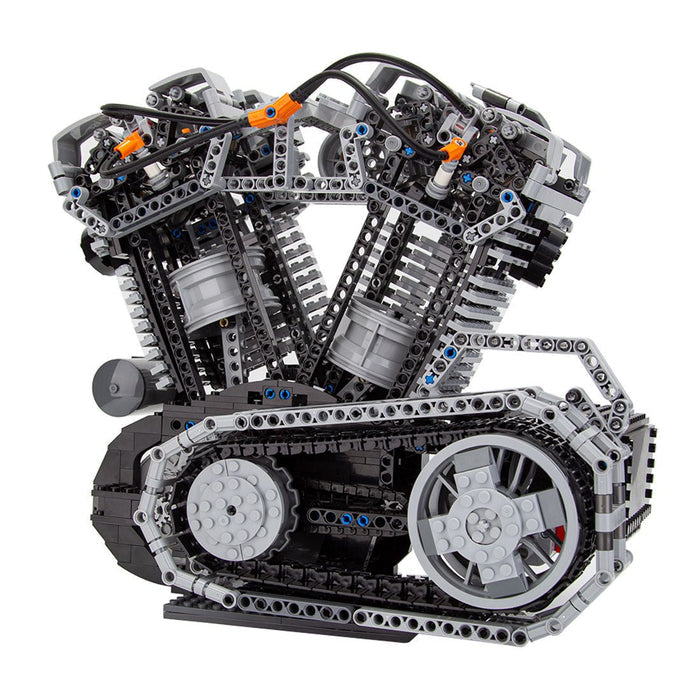 V - Twin OHV 8 - Valve Four - Stroke High - Speed Engine - LesDiy -