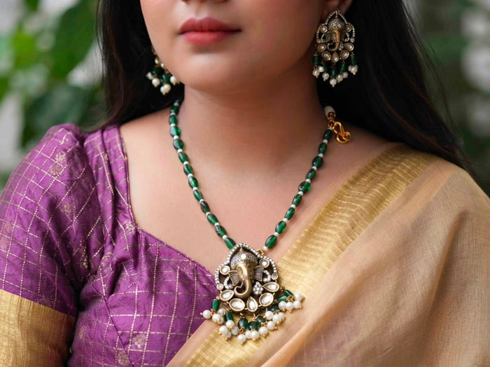 Victorian Vinayaka Beaded Chain