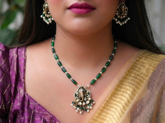 Victorian Vinayaka Beaded Chain