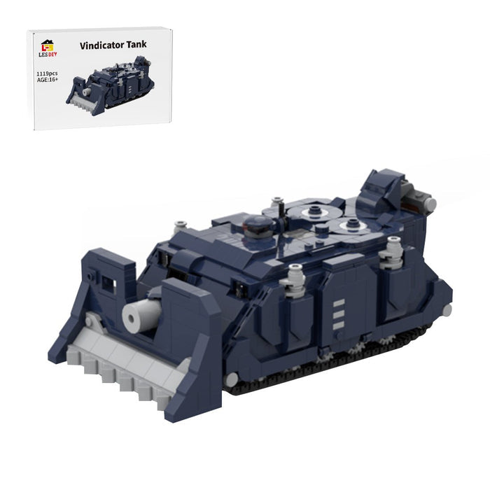Vindicator Tank Building Blocks - LesDiy - Navy Blue