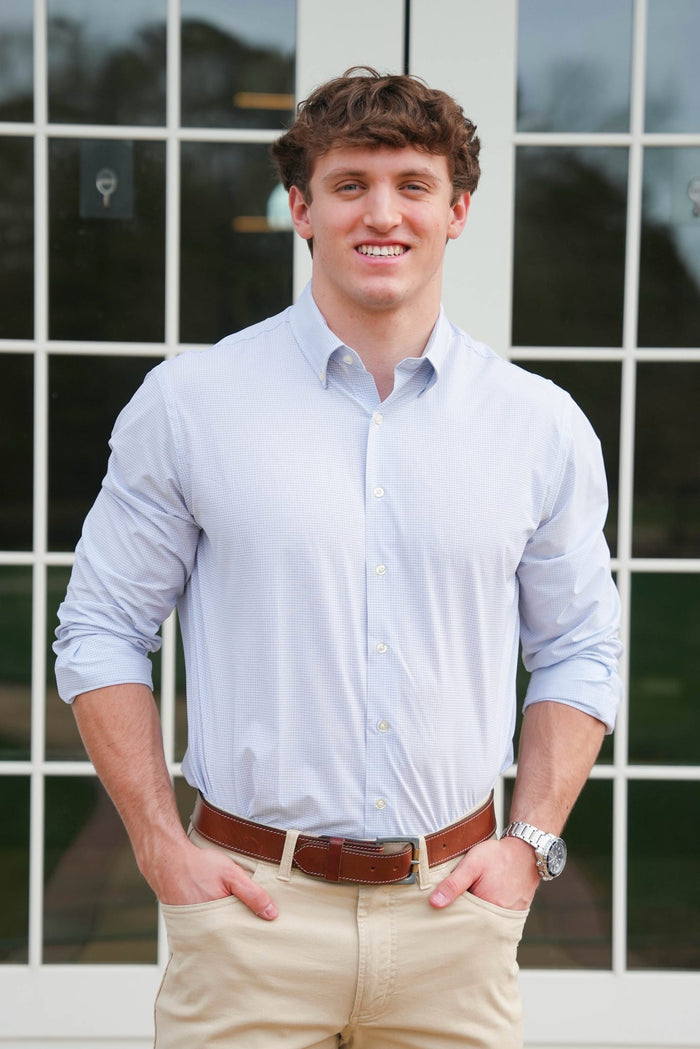 White Rock Performance Woven Button Down