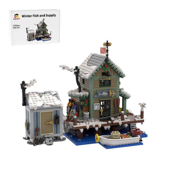 Winter Fish and Supply Building Blocks - LesDiy - MOC -