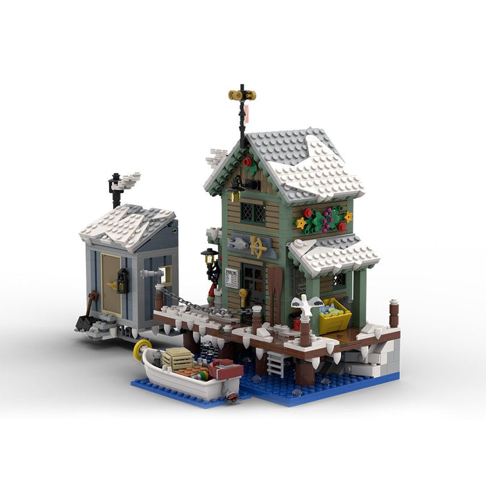 Winter Fish and Supply Building Blocks - LesDiy - MOC -