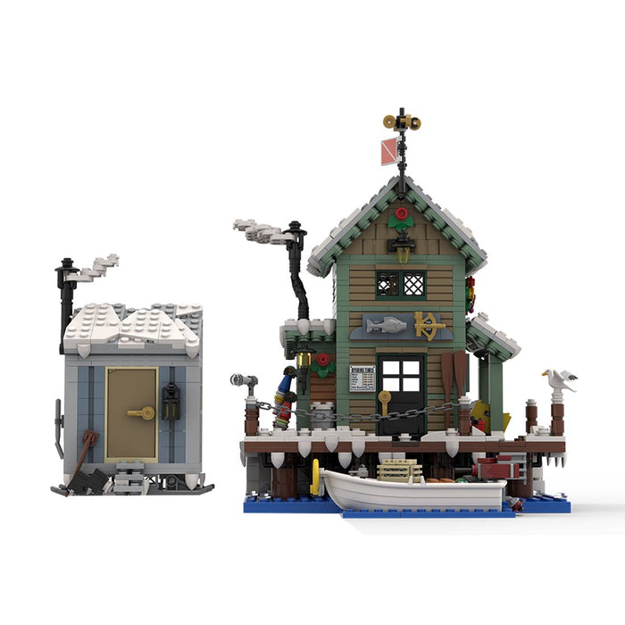 Winter Fish and Supply Building Blocks - LesDiy - MOC -