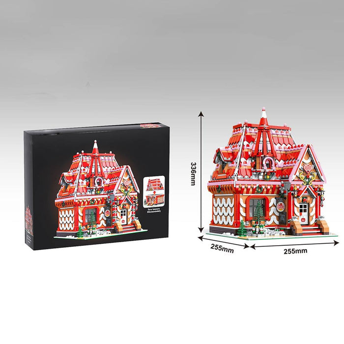 Winter Strawberry Dessert Workshop Building Blocks Set - LesDiy - MOC -