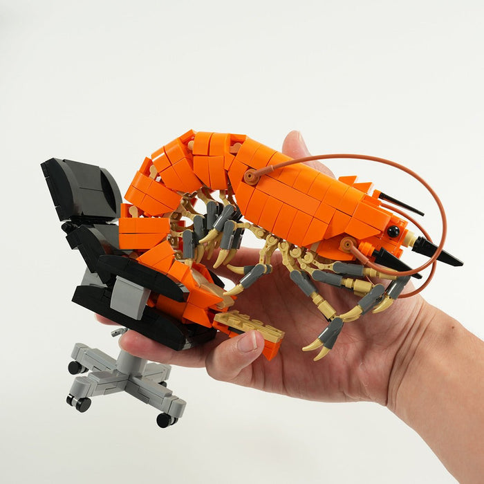 Working Shrimp Man Plus Building Blocks - LesDiy -