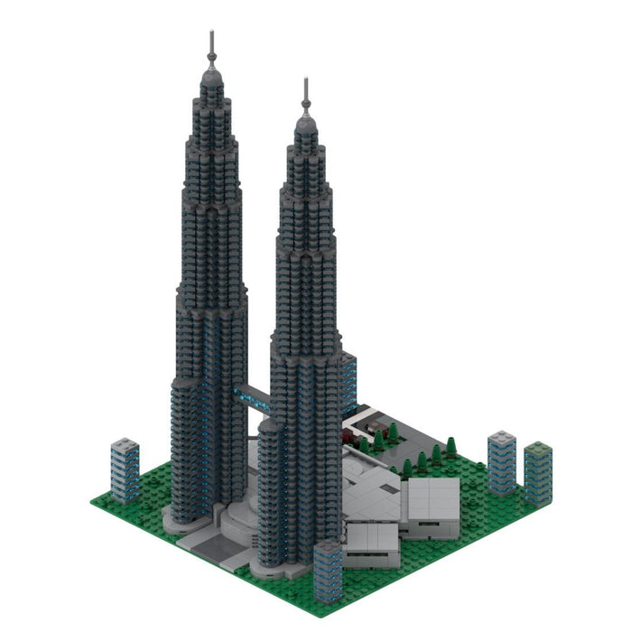 World Famous Architecture Twin Towers - LesDiy -